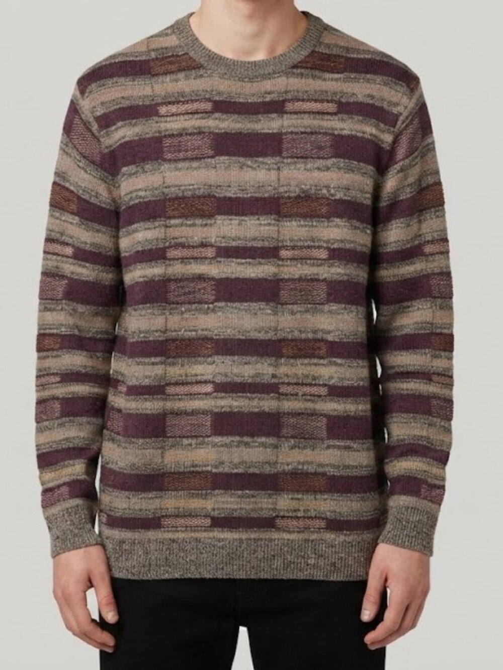 RETREAT Vintage Striped Crewneck Sweater